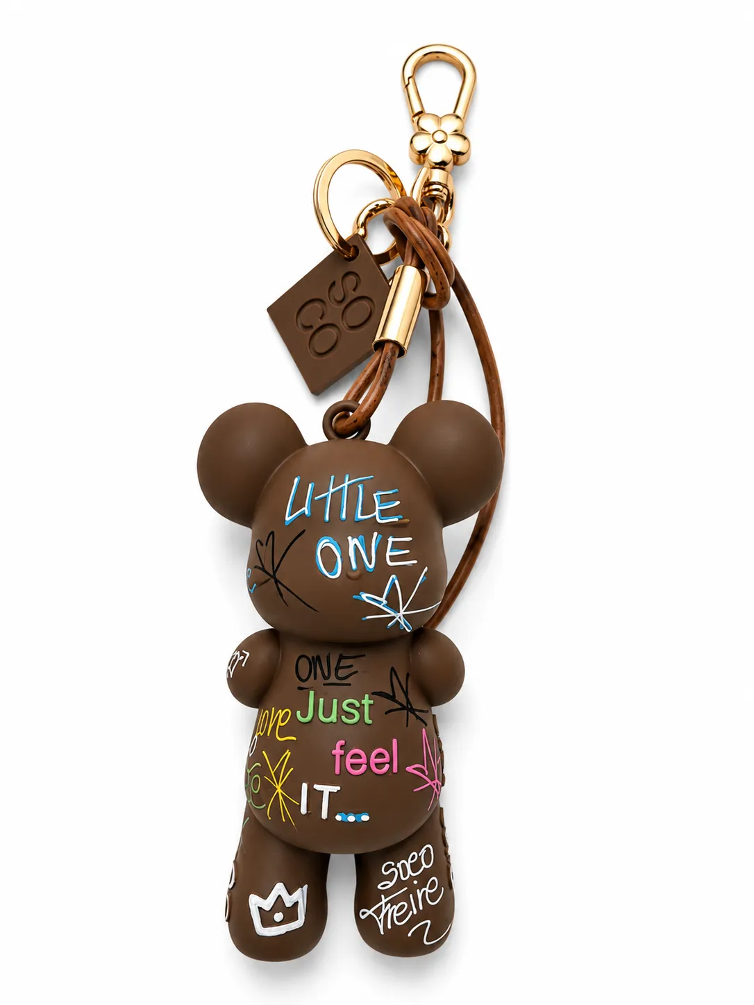 Pure Love - Bag Charm - pure-love-brown-back