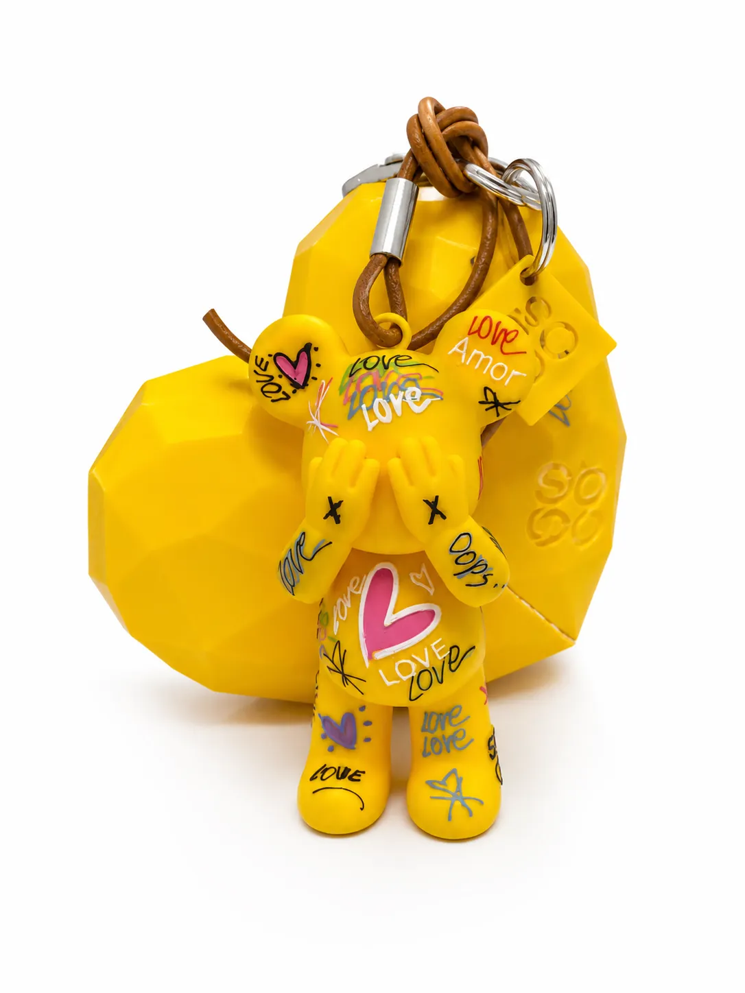 Blind Love - Bag Charm - blind-love-yellow-heart