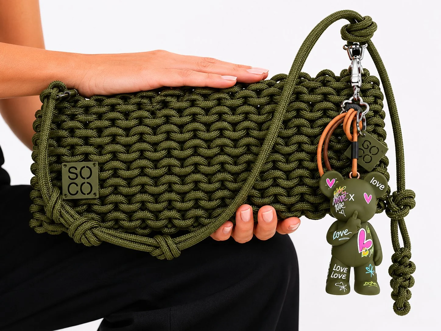 Secret Love - Bag Charm + Green Handbag (Nina) 2